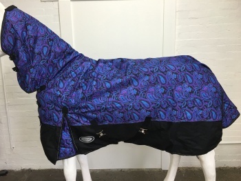 AXIOM 1800D BALLISTIC WATERPROOF PAISLEY 300g HORSE COMBO RUG