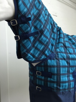 AXIOM 1800D BALLISTIC BLUE CHECK/NAVY LIGHT SUPER TOUGH WINTER COMBO