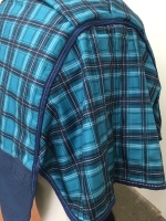 AXIOM 1800D BALLISTIC BLUE CHECK/NAVY LIGHT SUPER TOUGH WINTER RUG