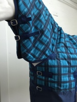 AXIOM 1800D BALLISTIC BLUE CHECK/NAVY 220G FILL SUPER TOUGH WINTER COMBO