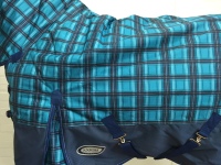 AXIOM 1800D BALLISTIC BLUE CHECK/NAVY 220G FILL SUPER TOUGH WINTER COMBO