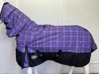 AXIOM 1800D BALLISTIC PURPLE TARTEN/BLACK 300g HORSE COMBO RUG